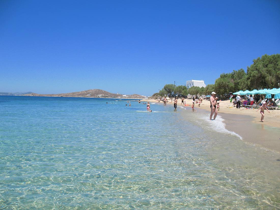 Naxos west coast car rental route